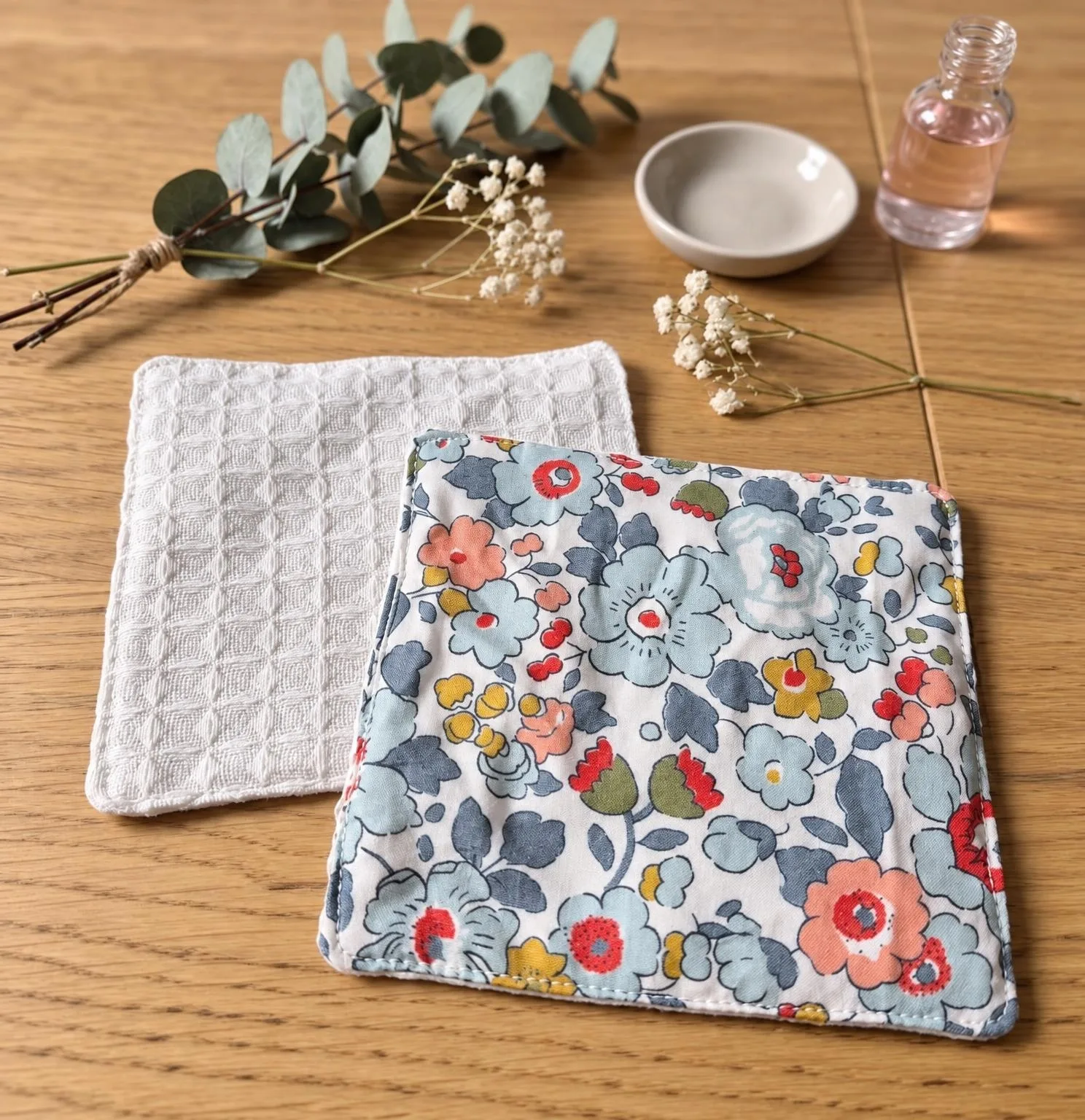 Lot de 2 lingettes lavables